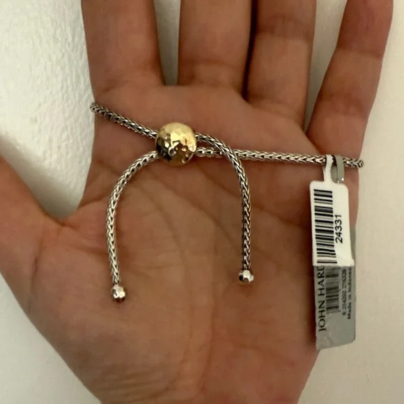 John Hardy Silver Bracelet with Gold - Picture 8 of 9